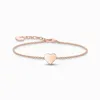 THOMAS SABO Armband Herz-Anhänger rosévergoldet - Gravur Produktbild-Vorschau 1