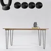 Tischbeine 4x Hairpin 45 cm Haarnadelbeine Schwarz Gestell Produktbild-Vorschau 2