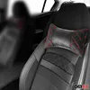 Polštářek na krk auto černý červený 8x30cm Náhled obrázku produktu 2