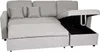 Ecksofa mit Bettkasten HWC-L17, Couch Sofa L-Form, Produktbild-Vorschau 3