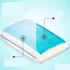 Ergonomisches Kissen OKAEI GelCell mit Memory-Schaum und Produktbild-Vorschau 7