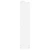 vidaXL Armoire à chaussures blanc brillant 59x17x81 cm Bois Voir les images du produit 6