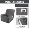 4 PCS Stretch Recliner Housse de canapé Protection de Voir les images du produit 6