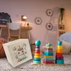 Einhorn-Katze Aquarell Spardose aus Holz Produktbild-Vorschau 6
