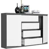 Komoda 160 cm zásuvky dveře skříňka FRAMIRE R-160-S4 Náhled obrázku produktu 3