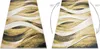 Tapis FUSION 1617 jaune / crème - Vagues, moderne, abstrait Voir les images du produit 3