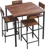 SucceBuy set di tavoli da bar (5 pezzi) con 4 sgabelli da Anteprima dell’immagine prodotto 1