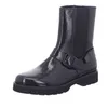 Högl Stiefelette schwarz Lack Biker-Boots 18cm Schafthöhe Produktbild-Vorschau 5