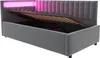MODFU Lit Coffre 90x200 cm Banquette avec Éclairage LED et Voir les images du produit 7