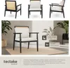 Fauteuil lounge Manuela avec cannage viennois et coussin Voir les images du produit 5