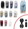 Damen Winter Schal » Winterschal 175 x 70 cm » Fransenschal Produktbild-Vorschau 2
