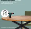 Zita Home Esstisch 110cm rund echtes Massivholz mit Produktbild-Vorschau 4