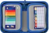 SPIRIT Schüler Etui 28 teilig 1-Zipper Mäppchen ABS Blue Produktbild-Vorschau 2