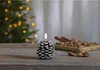 LED Kerze 'Kieferzapfen' - warmweiße LED - H: 10,5cm, D: 8cm - Timer - braun Produktbild-Vorschau