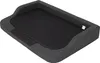 A dark gray dog bed with a black cushion is shown from a slightly elevated angle against a white background. Náhled obrázku produktu