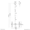 Neomounts CL35-440BL16XL Neomounts TV-Deckenhalterung Productafbeelding-voorbeeld 15