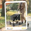 PawHut Poussette buggy pliable pour chien, porte-gobelets, Voir les images du produit 5