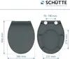 WC sedátko Duroplast SLIM ANTHR. s mechanismem Soft-Close a Náhled obrázku produktu 10