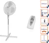 Ventilateur Sur Pied Blanc Rafraîchissement Puissant Avec Voir les images du produit 8