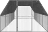 vidaXL Gabbia per polli da esterno 3x10x2 m Acciaio zincato Anteprima dell’immagine prodotto 7