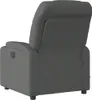 vidaXL Fauteuil de massage gris foncé Tissu Voir les images du produit 6