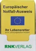 RNK Europäischer Notfallausweis 105 x 75 mm im Display 15 Produktbild-Vorschau 2