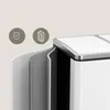 SONGMICS Cestino per rifiuti da cucina, 2 x 15 L, sistema Anteprima dell’immagine prodotto 3