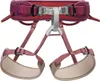 Verstellbarer Petzl Corax Klettergurt in Rot- und Beigetönen mit gepolsterten Beinschlaufen und schwarzen Schnallen Podgląd zdjęcia produktu