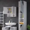 Badschrank Vicco Irma Weiß Hochglanz mit Einsätzen 30 x 192 Produktbild-Vorschau 5