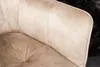 riess-ambiente Design Stuhl LOFT champagner Samt drehbar Produktbild-Vorschau 6