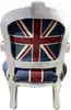 Casa Padrino Barock Kinderstuhl im Union Jack Design mit Produktbild-Vorschau 3