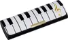 Brillenetui mit Putztuch Klaviatur All about music Produktbild-Vorschau 1