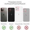 NALIA Custodia glitterata per iPhone 12 / iPhone 12 Pro, Anteprima dell’immagine prodotto 4