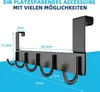 Türhaken, Türgarderobe zum Einhängen mit 5 Haken - Produktbild-Vorschau 5