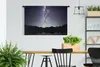 MuchoWow® Wandteppich Wandbehang Die blau leuchtende Produktbild-Vorschau 2