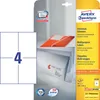 Avery Zweckform 6124 Étiquettes universelles, 105 x 148 mm, Voir les images du produit 11