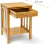 Relaxdays Beistelltisch mit Schublade, Produktbild-Vorschau 3