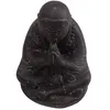Stonox Shaolin Mönch Figur Quenx Anjali Mudra Steinguss Produktbild-Vorschau 6