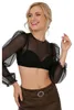 Dirndlbluse Kinding Langarm Puffarm schwarz 38 Produktbild-Vorschau 6