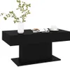 vidaXL Konferenční stolek černý 96x50x45 cm Materiál dřevo Náhled obrázku produktu 3