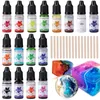 Epoxidharz Pigment 16 Farben, je 10 ml, flüssig, transparent Podgląd zdjęcia produktu