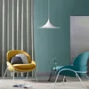 Nordische semi-minimalistische Pendelleuchte aus weißem Produktbild-Vorschau 4