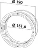Naber P-K-Klima-R 150 condotta a parete, antracite 4051070 Anteprima dell’immagine prodotto 2