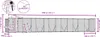 vidaXL Outdoor-Hundezwinger mit Dach Silbern 14x2x2,5 m Produktbild-Vorschau 8