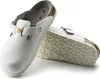 Birkenstock Boston Pantolette, Glattleder, Weiß, Größe 39, Produktbild-Vorschau 10