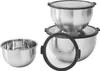 Set mit 3 salatschüsseln (1 l/2,5 l/4,5 l) mit luftdichten Produktbild-Vorschau 14