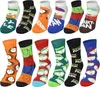 A collection of South Park themed socks arranged in two rows against a white background. Produktbild-Vorschau