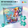 Puzzle animaux 2-en-1 – Chiens et chats, 685 et 632 pièces Voir les images du produit 2