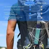 A person wearing a backpack with a water filter attached. Anteprima dell’immagine prodotto