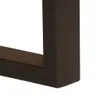 Biurko vidaXL z 2 szufladami, 110 x 50 x 77 cm, z litego Podgląd zdjęcia produktu 13